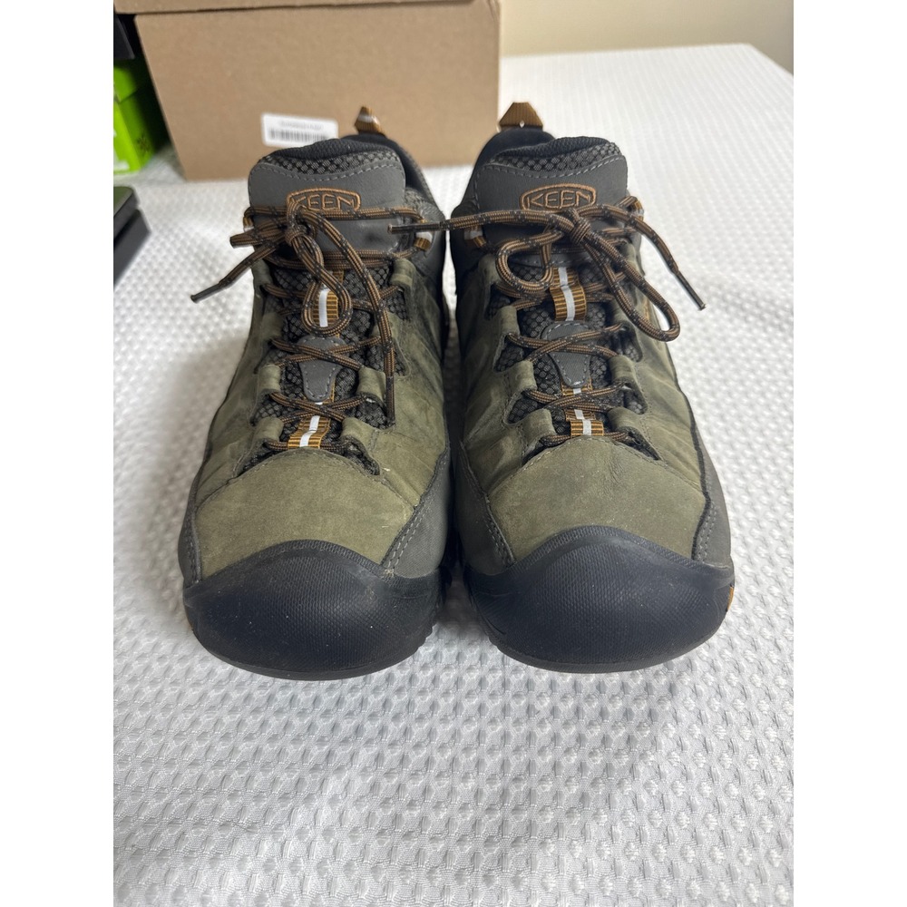 Keen Hiking Shoes Mens 10 Targhee III Waterproof Olive Green EUC 1017784